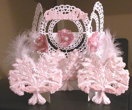 Mother's Day Bouquet Door Card by Caroline Durnell