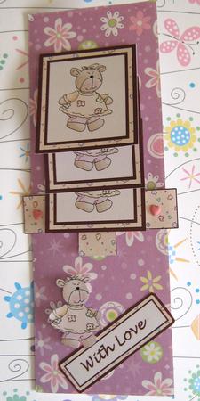 Little Bear Best Wishes Waterfall Sheet by Caroline Lord