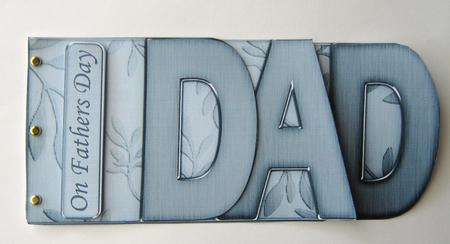 Dad Elegant Metallic Book Sheet by Caroline Lord