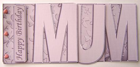 Mum Elegant Metallic Book Sheet by Caroline Lord