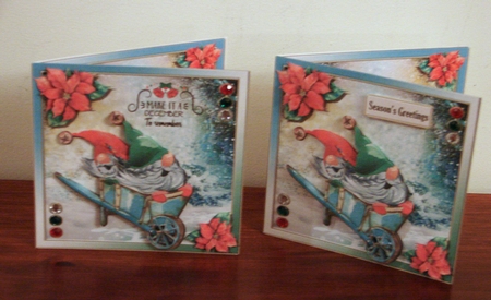 Christmas Gnomes 1  by Carolyn Norris