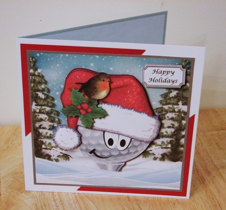 Golf Ball Christmas by Carolyn Norris