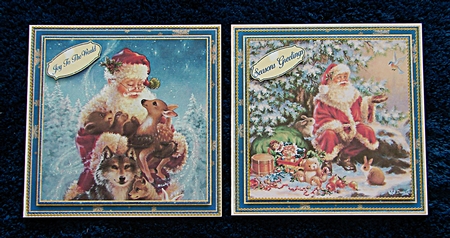 Christmas Cheers (Blue) Bumper Kit #1 No Flowers** by Carolyn Norris