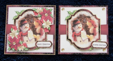 Tartan Christmas Santa Bumper Kit by Carolyn Norris
