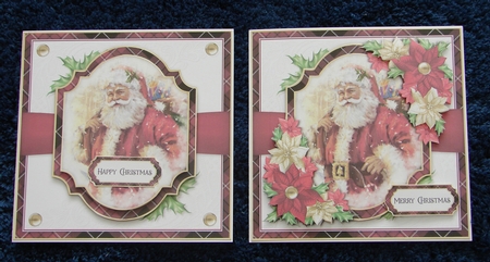 Tartan Christmas Santa Bumper Kit by Carolyn Norris