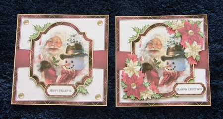 Tartan Christmas Santa Bumper Kit by Carolyn Norris