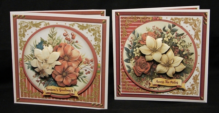 8x8 Mini Kit, Gorgeous Festive Flowers by Carolyn Norris