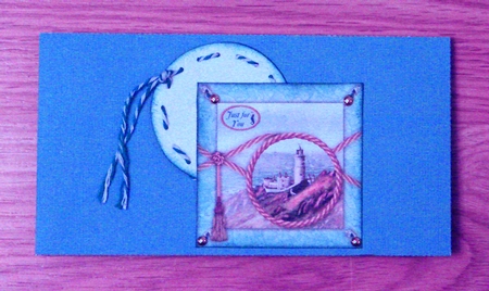 Money Gift Wallet Scallop Edge by Carolyn Norris
