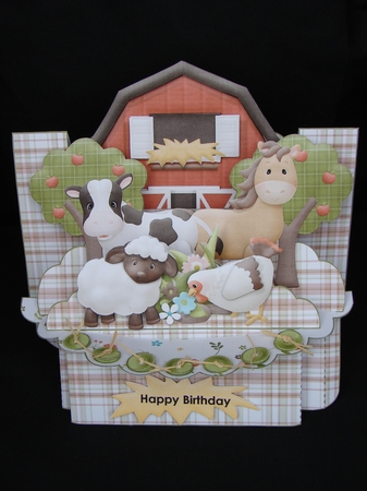 Simple Life on the Farm 3D Shelf Card Kit by Carolyn Norris