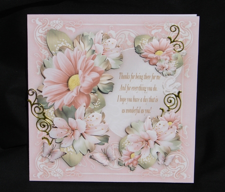 Soft Pink Vintage Bouquet for All Occasion Mini Kit by Carolyn Norris