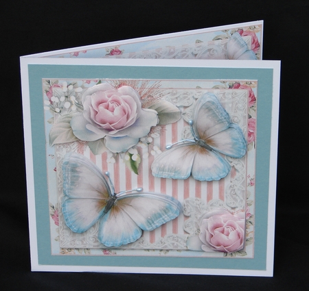 Candy Flutters Card Front Kit by Carolyn Norris