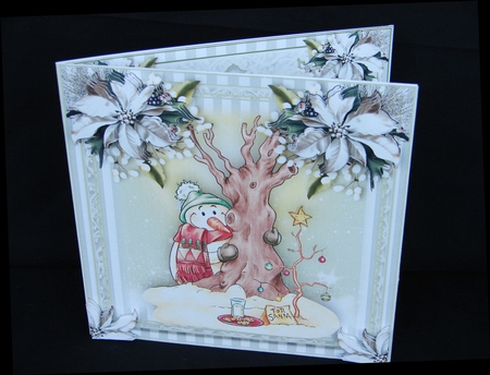 Cookies For Santa Card Front Kit 8x8 by Carolyn Norris