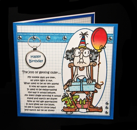 8x8 Gus and the joys of getting older mini kit by Carolyn Norris