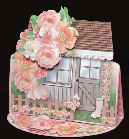 Summer Days - Garden Shed Easel Card Mini Kit by Carolyn Norris