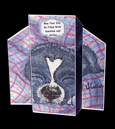  Sweetheart Puppy Dog, theatre fold by Carolyn Norris