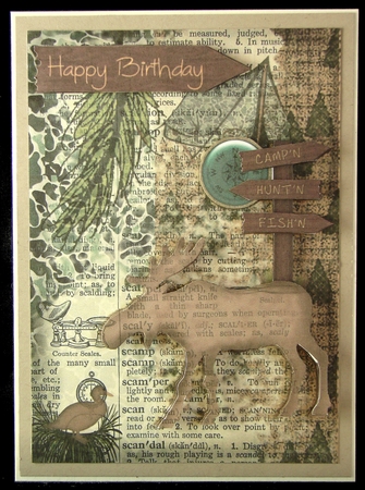 Woodsy Campn Card Front by Carolyn Norris