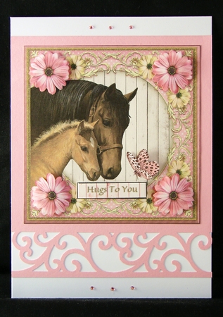 Beautiful Horse and foal design for lots of occasions. by Carolyn Norris