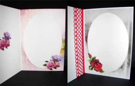 Floral Golden Frame Inserts Bumper Kit 1 by Carolyn Norris