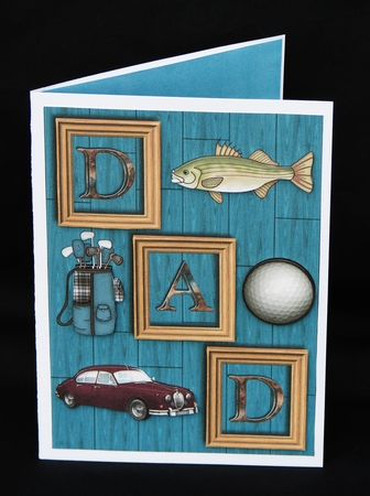 DAD for Fathers Day by Carolyn Norris