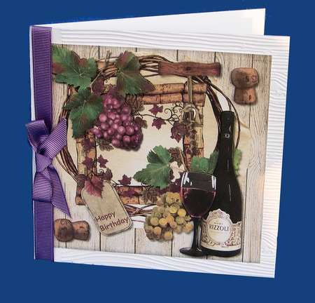 Male Card Wine by Carolyn Norris