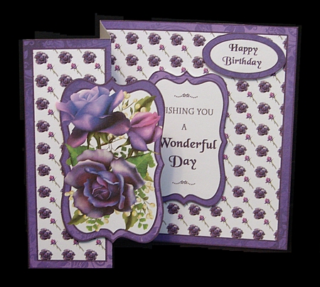 FB Purple Roses by Carolyn Norris