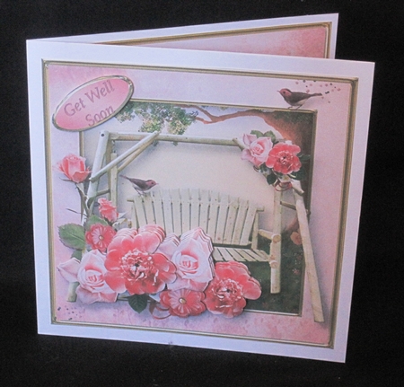 In the Garden - Decoupage Card Mini Kit by Carolyn Norris