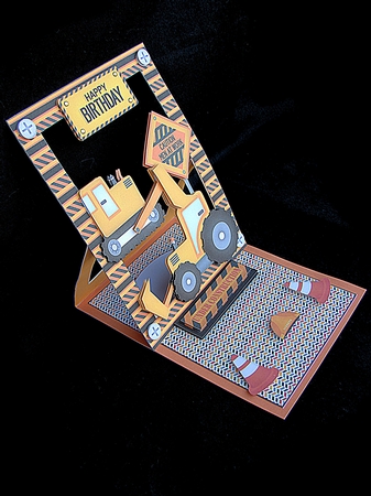 Forever Framed Easel Card - Construction 1 by Carolyn Norris