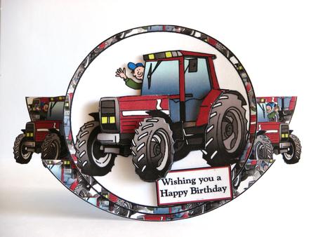 The Little Red Tractor by Carolyn Norris