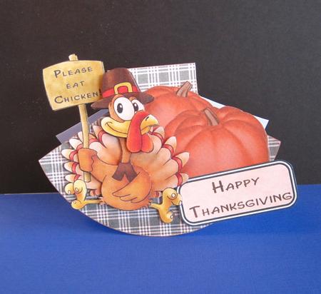 Humorous Thanksgiving Rocker Card by Carolyn Norris