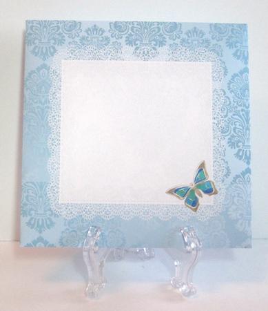 All in One Envelope for 5 Inch Card - Hearts & Butterflies by Carolyn Norris