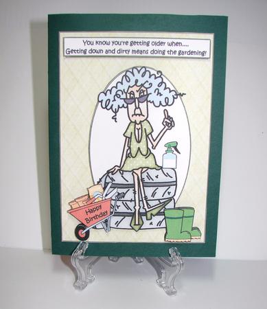 Stella Gets Down and Dirty Quick Card by Carolyn Norris