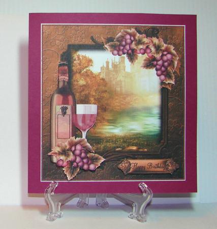 Masculine Wine with a View by Carolyn Norris