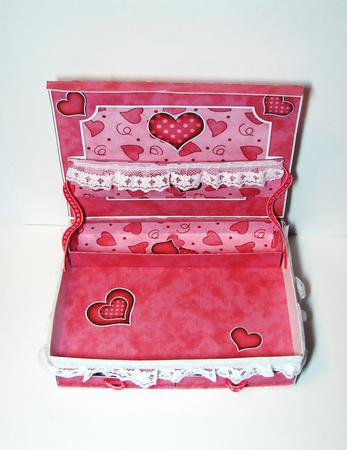 3D Pretty Romantic Hearts Top Drawer Gift Set Kit by Carolyn Norris