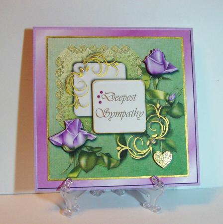 No Regrets Card Topper 1 by Carolyn Norris
