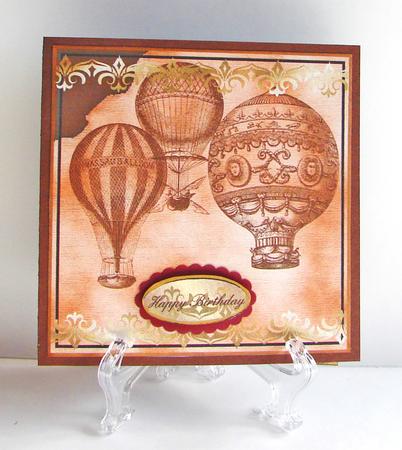 Vintage Male Card Fronts - Flight of Fantasy by Carolyn Norris
