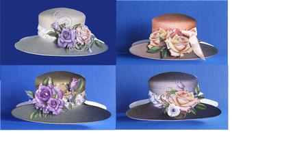 Hats Heritageroses by Carolyn Norris