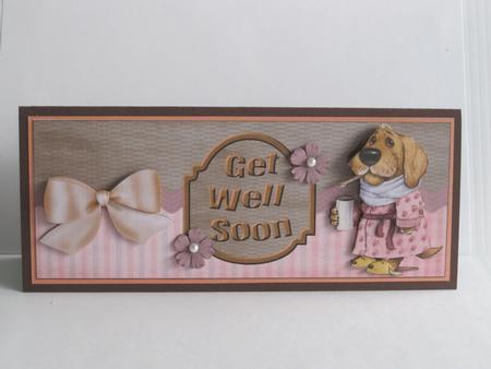 Under the Weather Large Dl Card Front by Carolyn Norris