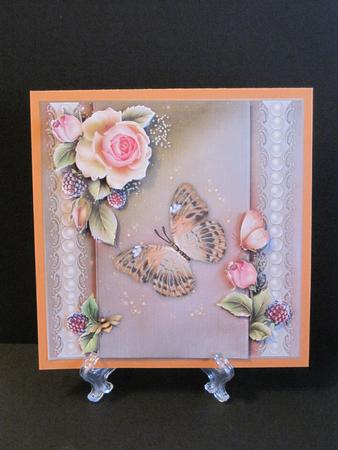 Roses A'flutter by Carolyn Norris