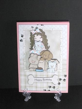 Dog Lover's Puppy Surprise Decoupage by Carolyn Norris