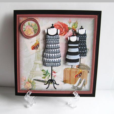 Vintage Paris Chic Any Occasion Card by Carolyn Norris