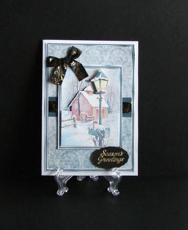 Snow Scene Quick Card by Carolyn Norris