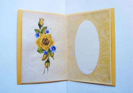 Yellow Roses Insert by Carolyn Norris