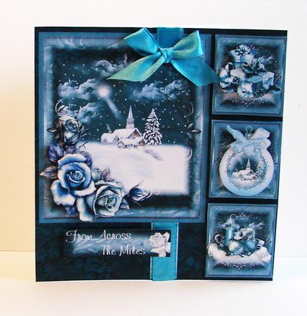 Beautiful Church Scene Card Front Mini Kit by Carolyn Norris