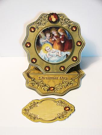 Christmas Day Quick Card Easel by Carolyn Norris