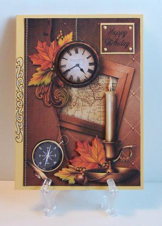 Male - Compass, Watch & Candle by Carolyn Norris