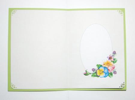 Summer Pansies Insert by Carolyn Norris