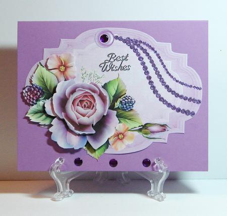 English Roses Decoupage Topper by Carolyn Norris