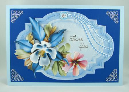 Fleur De La Floret Decoupage Topper by Carolyn Norris