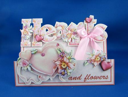 Words & Pictures Stepper Mini-kit - Hearts & Flowers by Carolyn Norris
