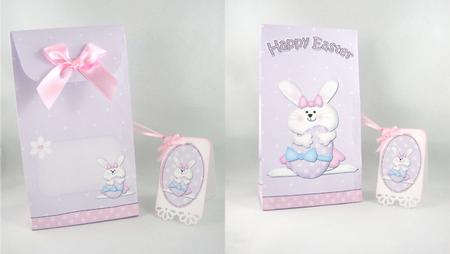 3D Easter Bunny Gift Bag Mini Kit by Carolyn Norris